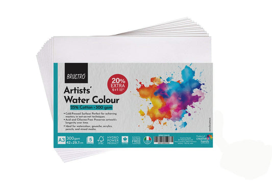 Watercolor Cold Pressed Paper 300gsm A3
