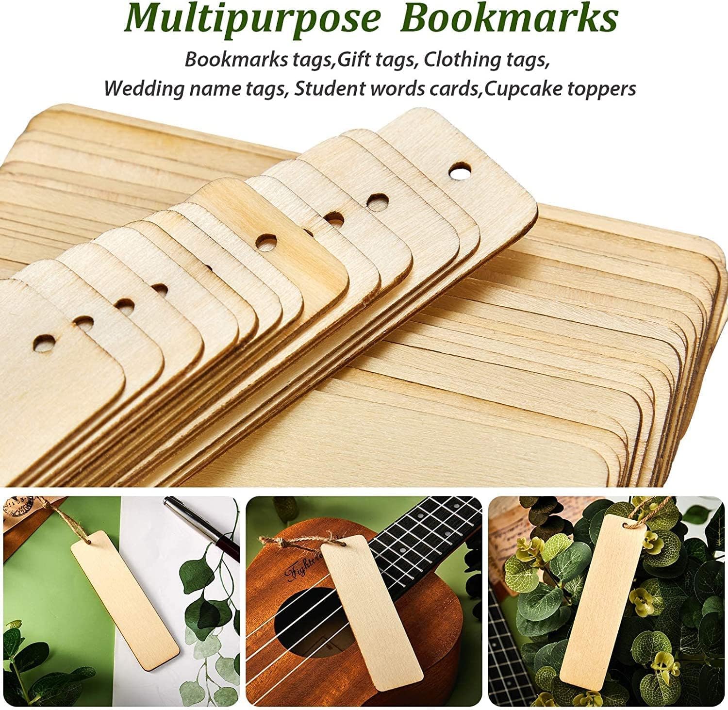 Wooden bookmark