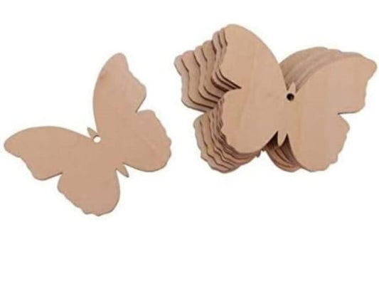 MDF DIY Butterfly Keychain (6 Piece)