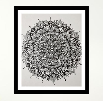 Intricate Mandala Painting