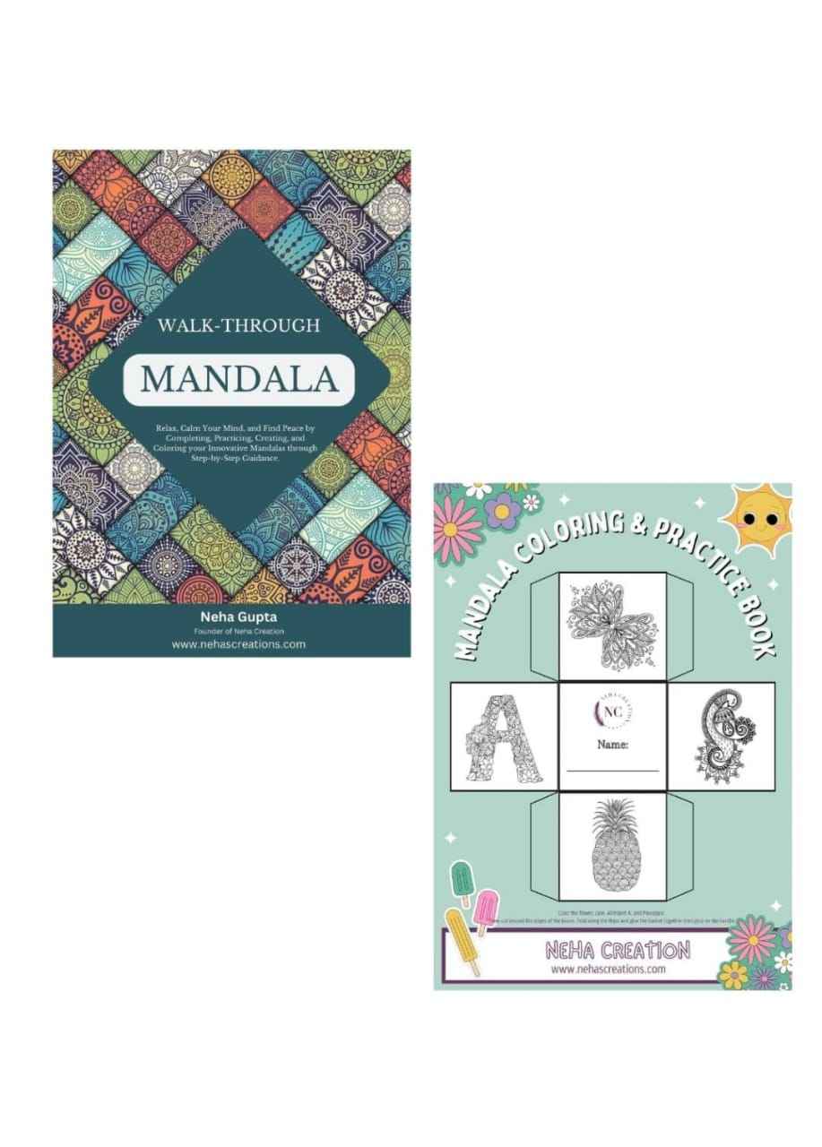 Books Combo Mandala Learning Coloring Neha Creation Mandala All Books combo mandala learning coloring neha creation mandala all