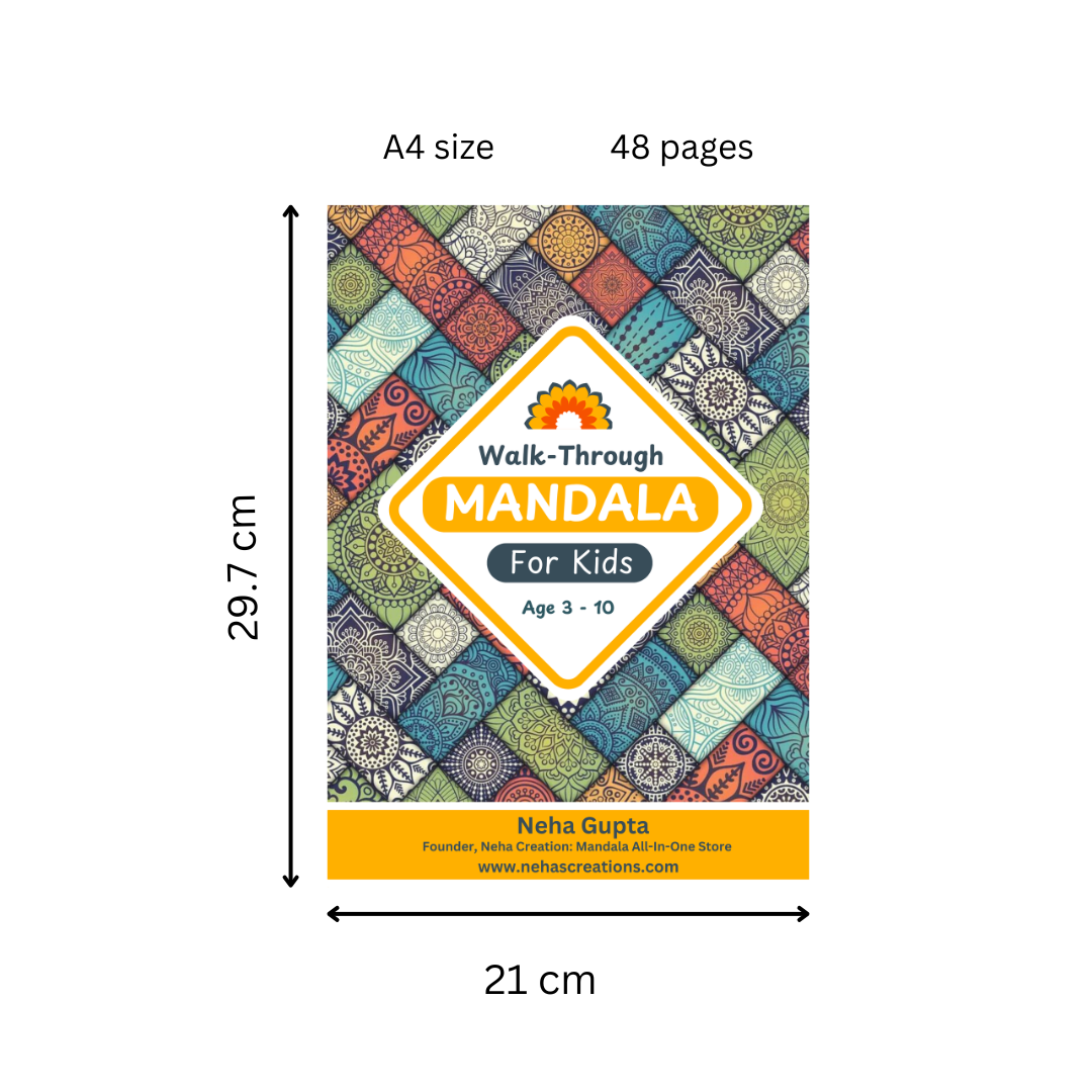  Mandala learning book for Kids