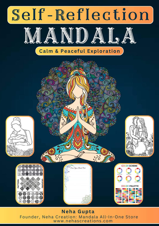 mandala stress relief book with Manifest Pages