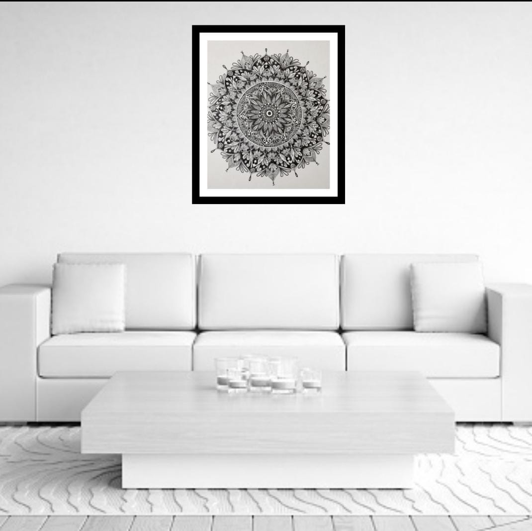 Intricate Mandala Painting