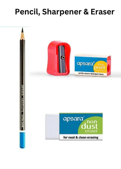 pencil eraser sharpener 