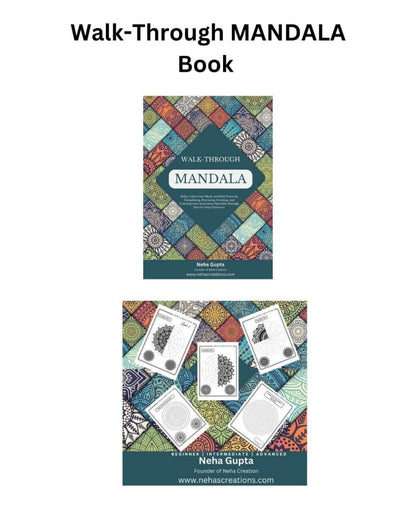 mandala coloring and learning book comb