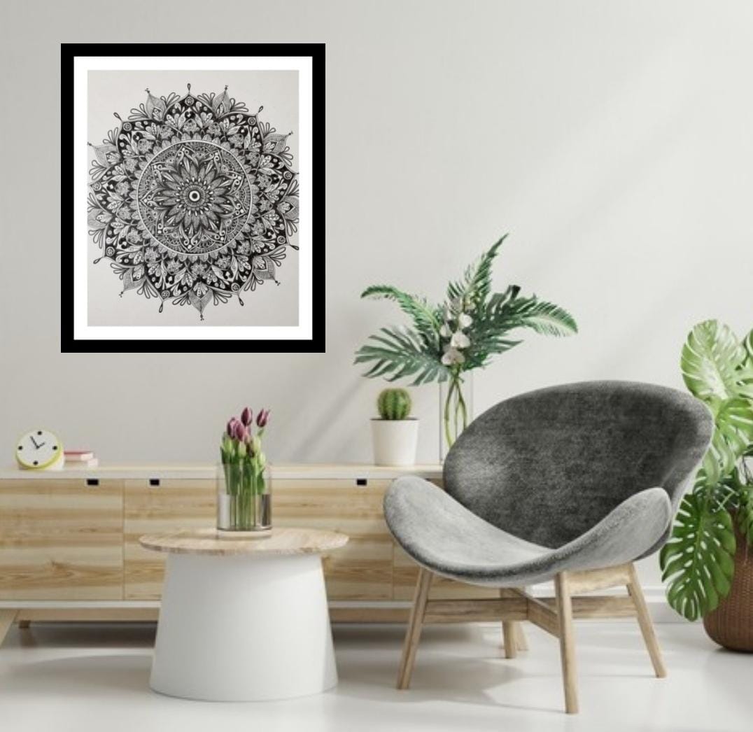 Intricate Mandala Painting
