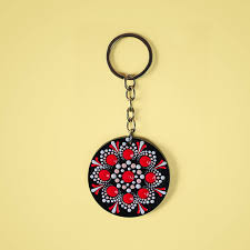 MDF DIY Circle Keychain